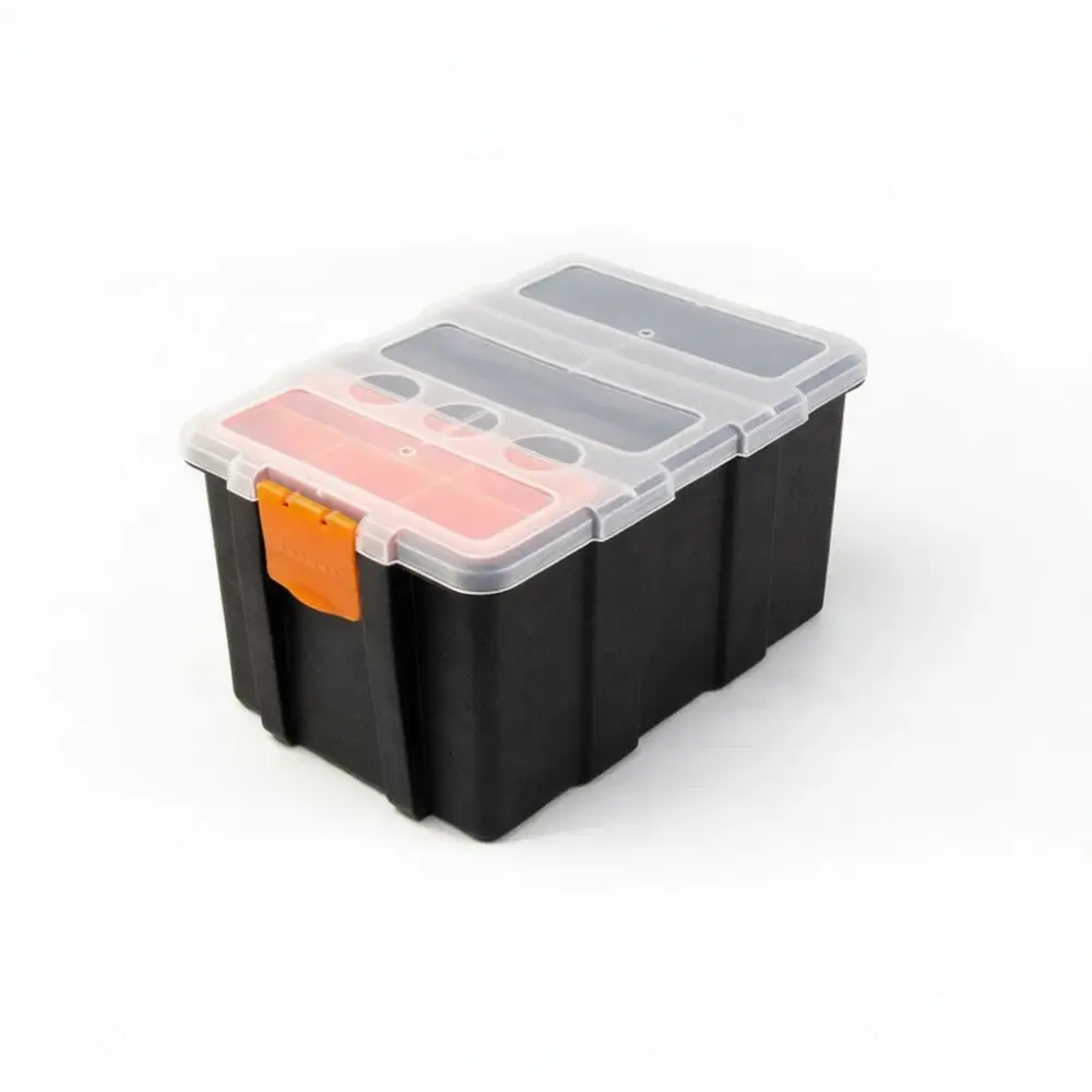 Portable Plastic Storage Organizer Box Hardware Tool Case Removable Grid Container For Jewelry Screws Electronics