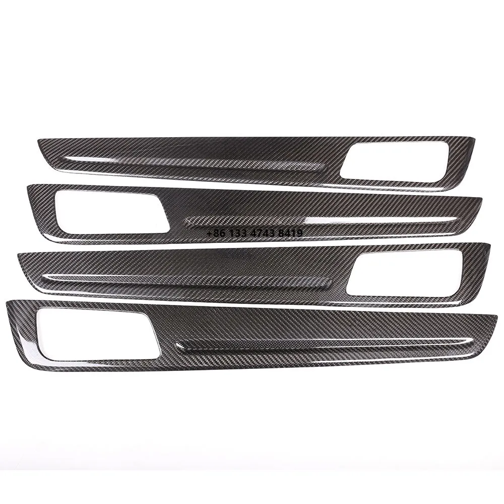 

Real Carbon Fiber 3K Twill Weave, Glossy Finish, Luxury Interior Door Panel Decorative Cover for X5 2018-2019