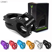 〔ZYAF〕31.8MM Handlebar Stem 6061 Aluminum Alloy Hollowed-out Short Road Mountain Bike Bridge Cycling Short Stem Accessories