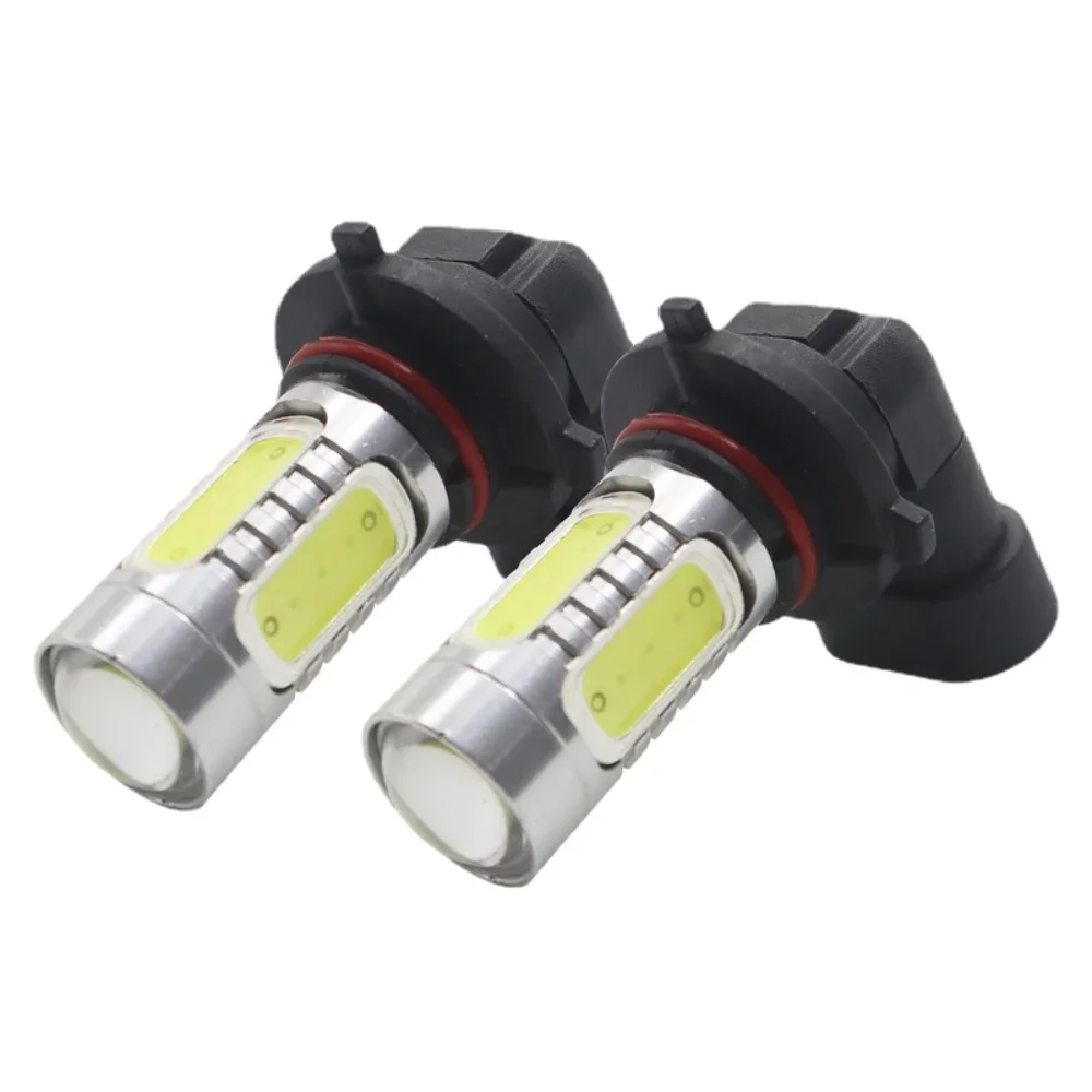 2pcs Car LED Headlight 7.5W  Fog Lamp Bulb 9005 9006 H8 H11 H7 H4 H10 H3 White Light Ice Blue Gold Light Blue Pink Purple Light