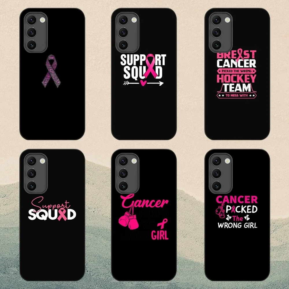 Girl Breast Cancer Pink Ribbon (9) Phone Case For Samsung S23 22 21 20 ULTRA PLUS Lite Shell