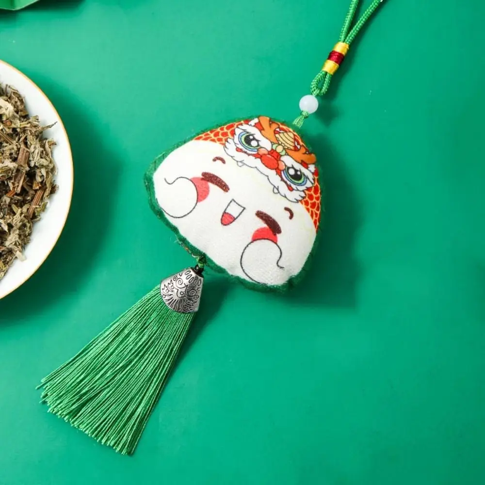 Decorative Cartoon Dragon Boat Festival Sachet Hanging with Tassel Air Fresh Scent Bag Best Wishes Sachet Bag Car