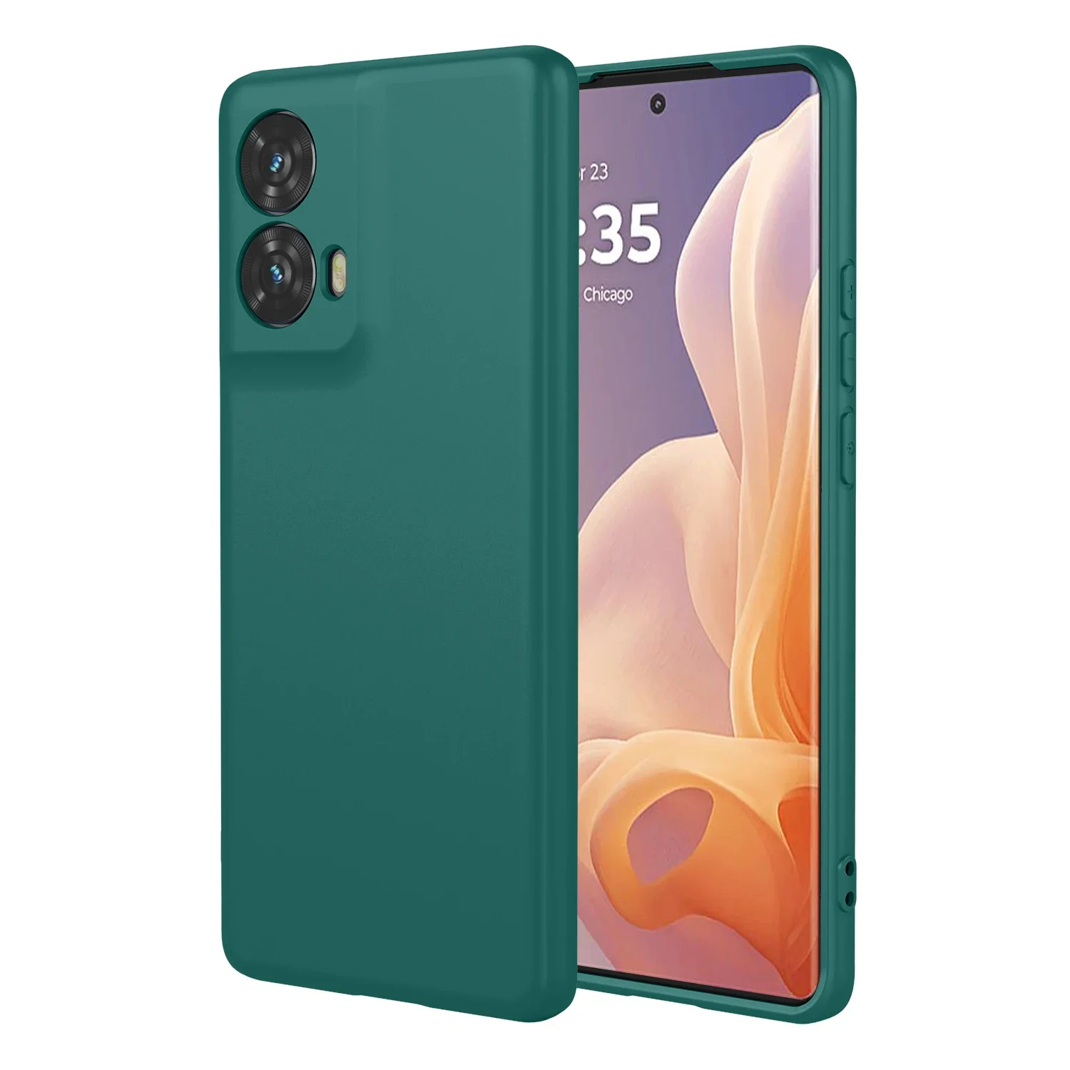 Flüssigsilikon Stoßfeste Schutzhülle für Motorola Handyhülle Moto G34 G54 G56 Moto Edge 60 Fusion EDGE 70