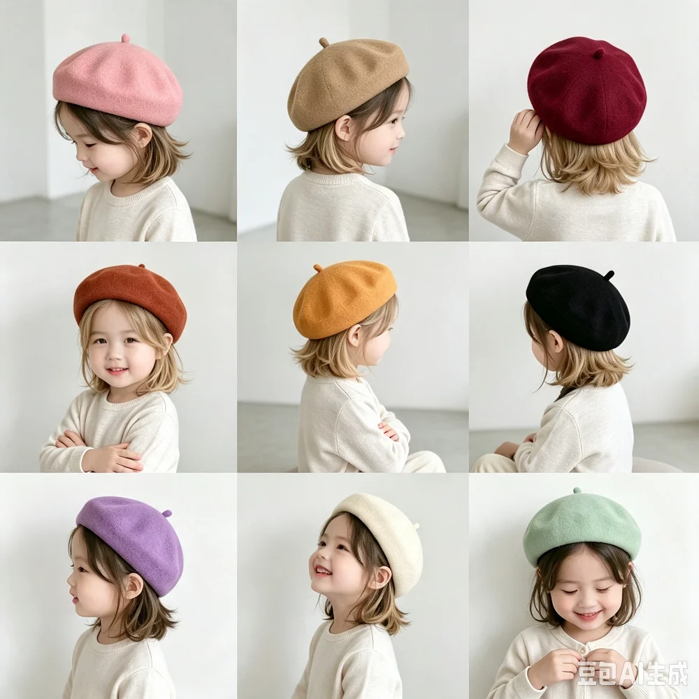 YAŞ 2-6 Yaş (50-52cm)Kızlar iç - Beret French Wool incelemesi ve fiyatı