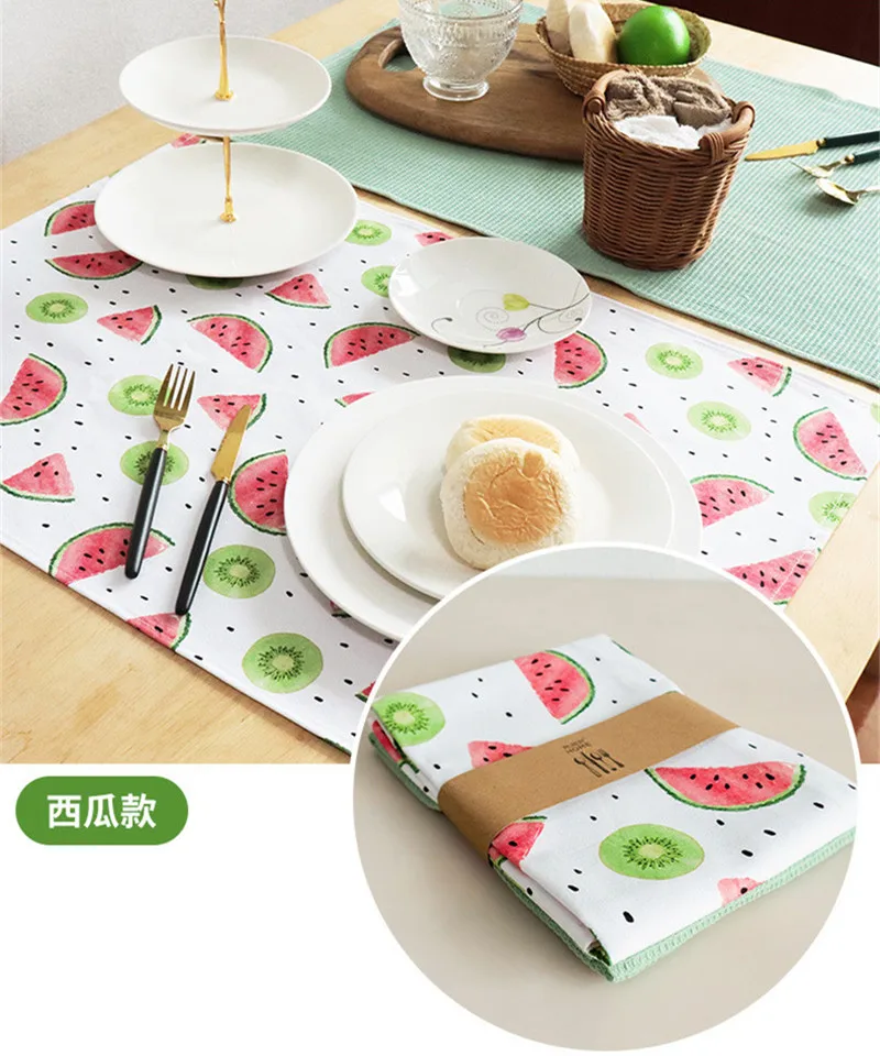 2 Teile/satz 45x65cm Gedruckt Reiner Baumwolle Servietten Küche Waffel Tee Handtücher Saugfähigen Gericht Reinigung Tuch – Detail 10