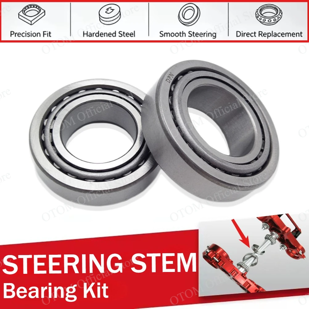 For HONDA Motorcycle Steering Stem Bearing Kit Directional Column apered Roller Bearings CRF250R CRF450R CRF230F CR125R CRF450X
