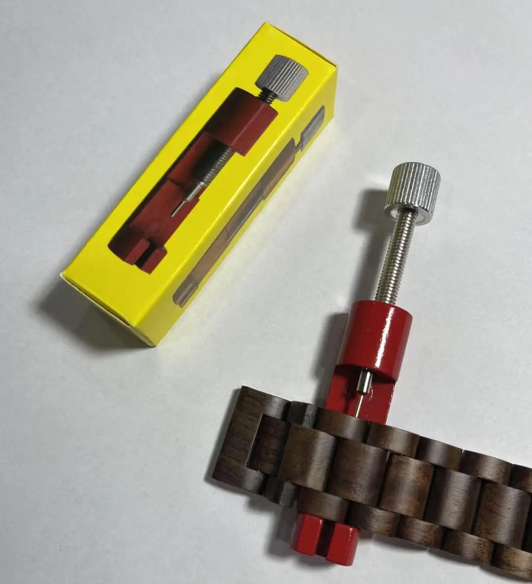 1 قطعة مزيل حزام الساعة قابل للتعديل ، اعتراض وإزالة حزام الصلب ، أداة تركيب الحزام والإصلاح ، استبدال م