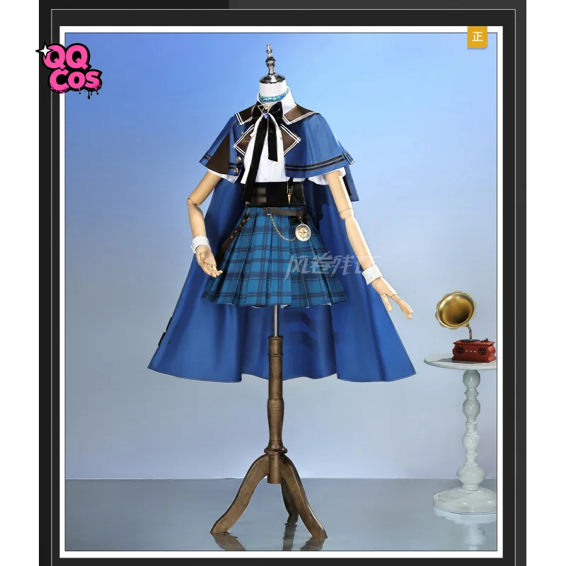 

JR x Arknights Amiya（Detective linkage）cosplay Christmas Party Gorgeous Uniform Accessories Props Complete Set QQcos