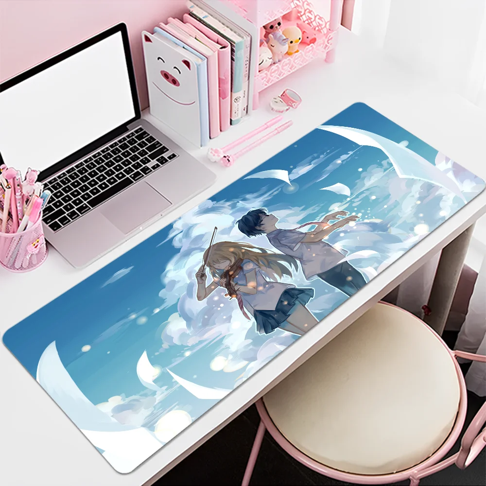 

Anime Your Lie in April Mousepad Non-slip Lockedge Office Student Gaming Thickened Large Writing Pad Non-slip Cushion Mouse Pad