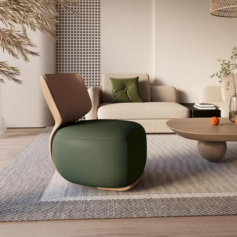 

Comfy Luxury Living Room Chairs Green Classic Cozy Design Modern Chairs Lazy Relaxing Single Sessel Wohnzimmer Lounge Furniture