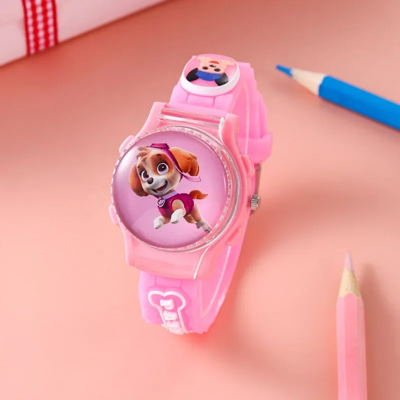 Spot Wang Wang Team Flip Reversible Children's Watch Wholesale Cartoon Watch Kindergarten Elementary School Quartz Watch