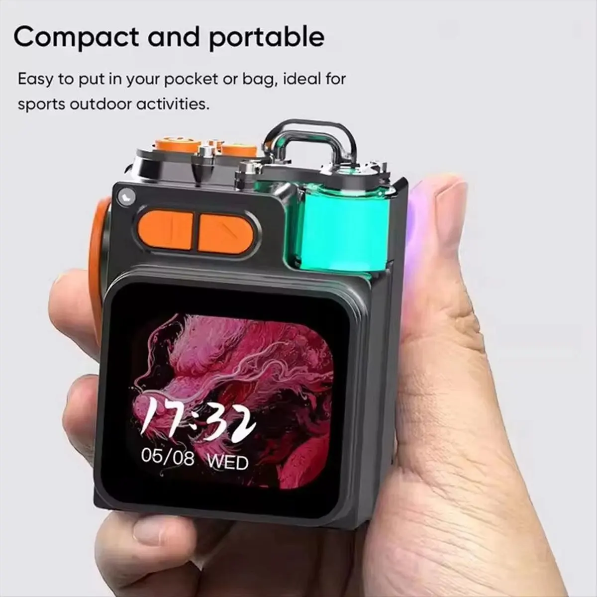 

Touch Display RGB Bluetooth Speaker Stereo Surround Screen Subwoofer Outdoor Speaker with LED RGB Display Desktop