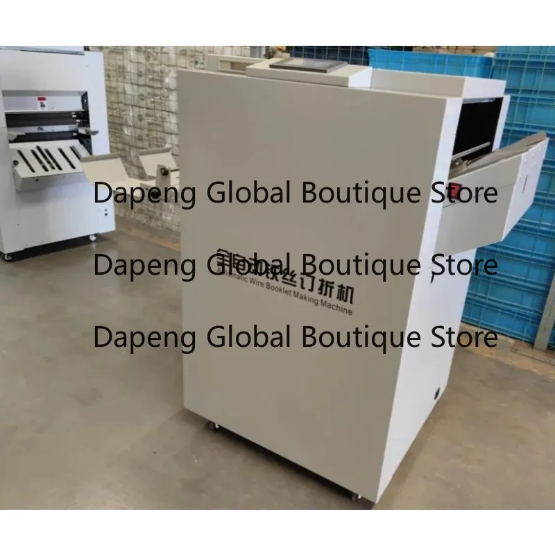 Office Use Automatic Document Folding And Book Binding Machine Electric Pamphlet Booklet Making Equipment