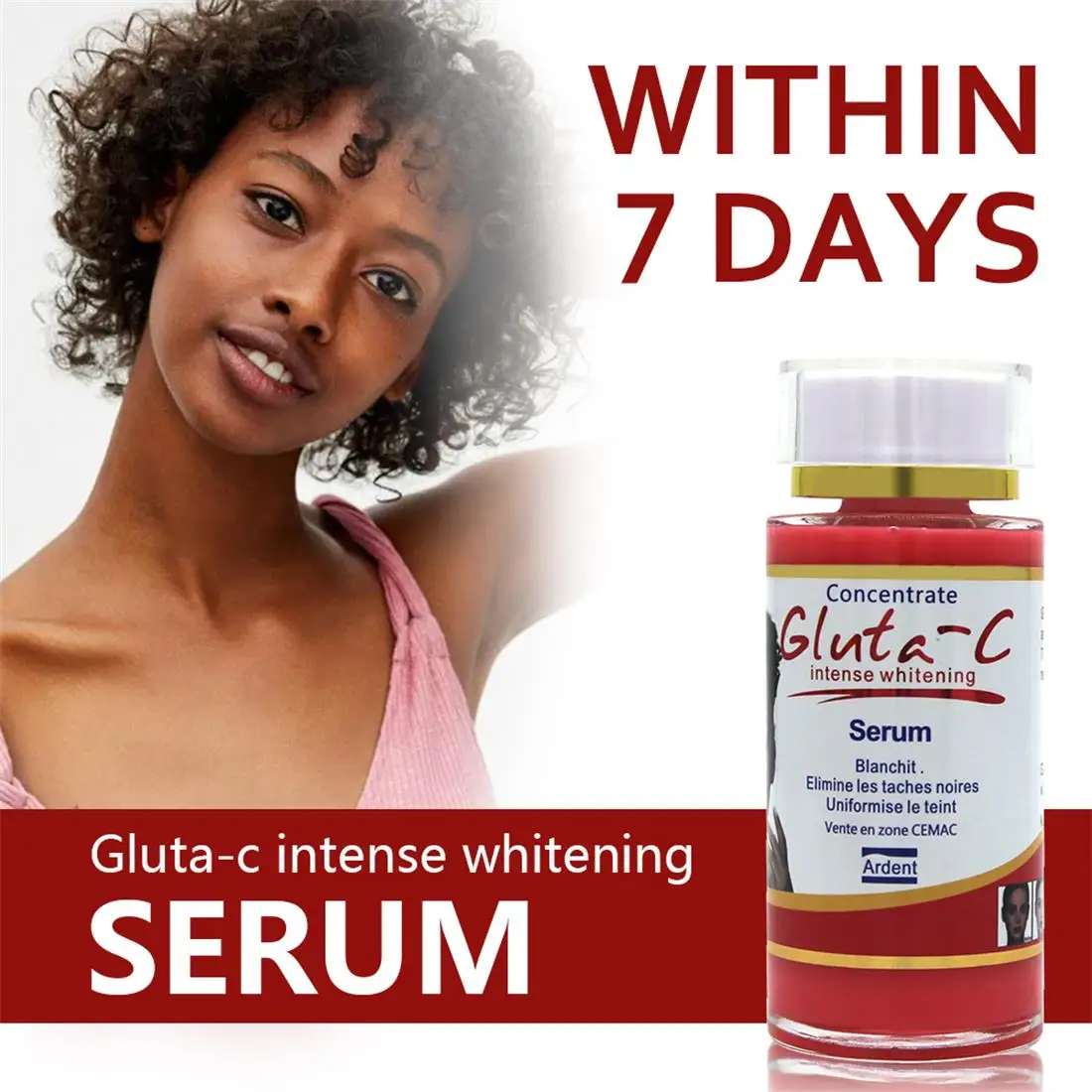 Gluta-C Intensif Whitening Serum Achieve Glowing Delivers Natural Deep Moisturization Brightens for Face & Body