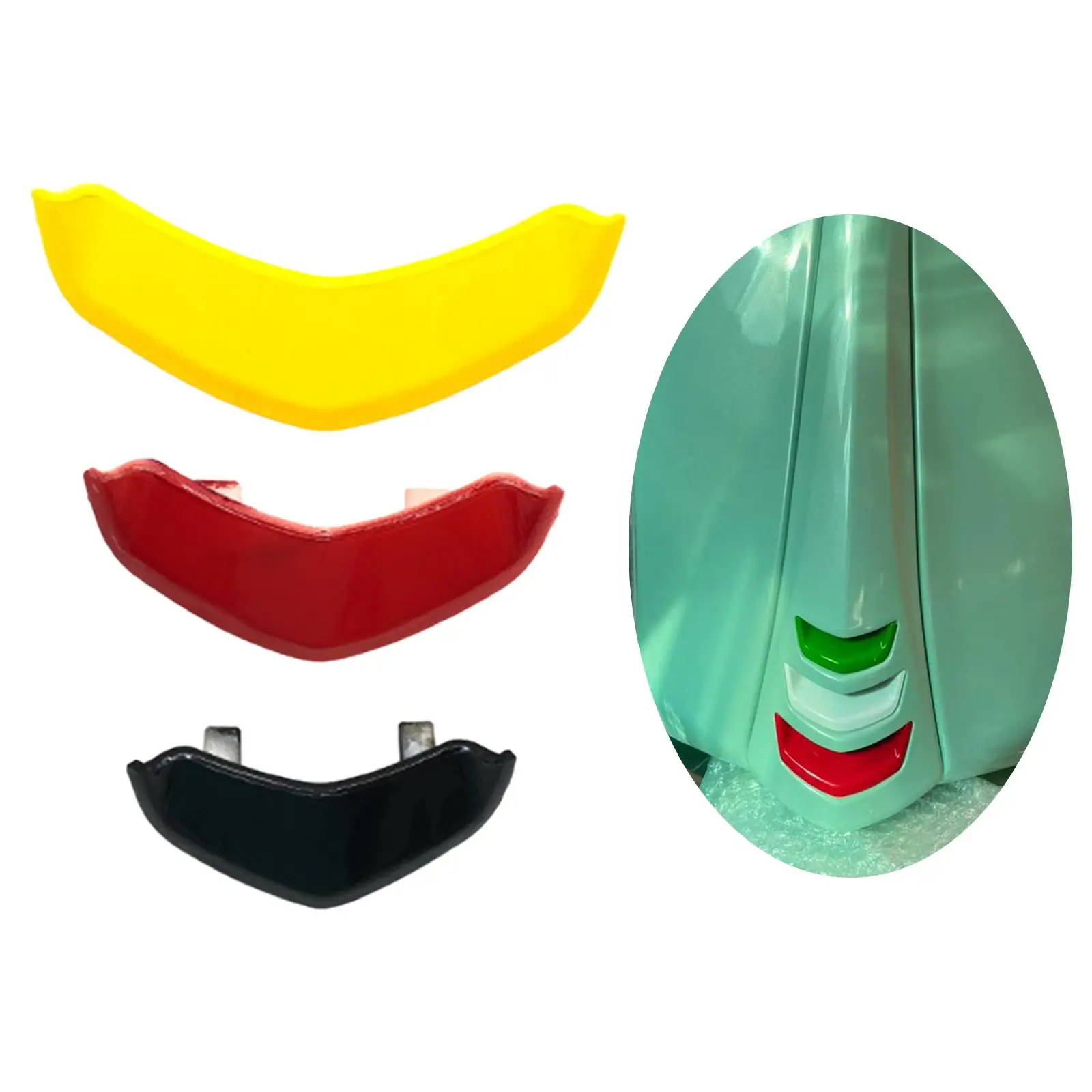 

3x Motorcycle Front Decoration Cover for Piaggio Vespa GTS 2007 to 2022