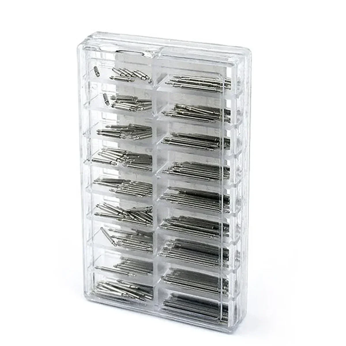 270 قطعة/المجموعة الفولاذ المقاوم للصدأ الربيع القضبان ضياء 1.5 مللي متر/1.8 مللي متر length8mm-25 مللي متر/6 مللي متر-23 مللي متر حزام الساعات حزام ساعة أدوات إصلاح دبوس