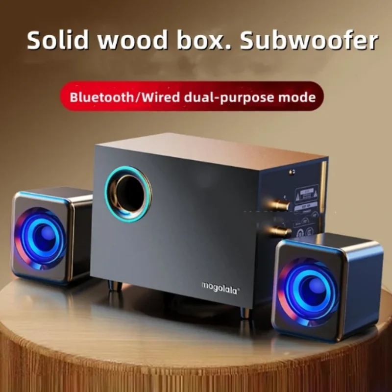 

Multi Device Compatibility Subwoofer Bluetooth Speaker HIFI Stereo Music Center Home Speaker Sound System Caixa De Som Para PC