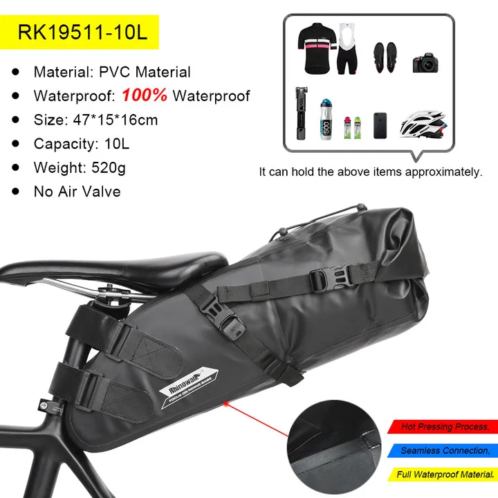 Rhinowalk Fiets Tas Set Waterdichte Fiets Fietsen Zak Sets Fietszadel Stuur Frame Buis Zak Racefiets Reizen Accessoires