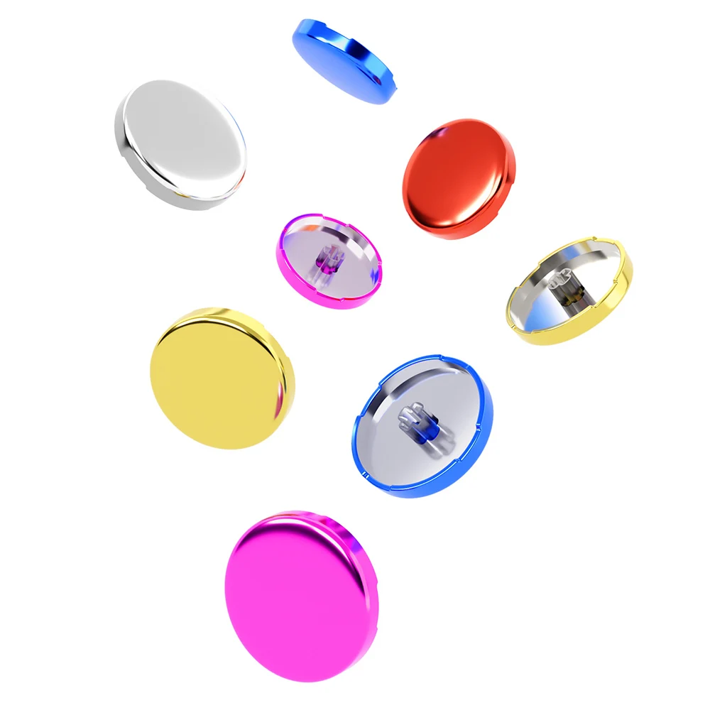 Haute42 TBGamer 8pcs 20.6m Metal Plated Hitbox Cross Keycap Arcade