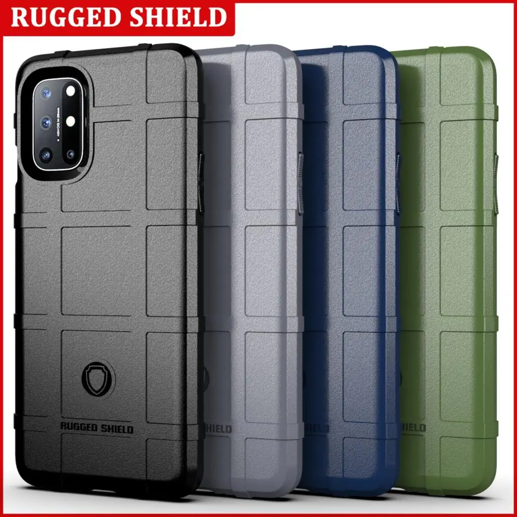 Rugged Shield Case For OnePlus 7T 9 8 7 10 ACE Pro 10T 10R 8T 6T 6 9R 9RT Nord 2T CE 2 N200 N100 ShockProof Silicone Case Cover