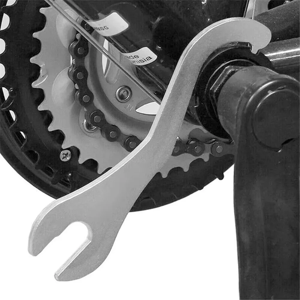 Multi Functional Tail Hook Metal Wrench Bicycle Bike Lock Ring Remover Bottom Bracket Repair Spanner Bicycle Repair Accessories - view 6
