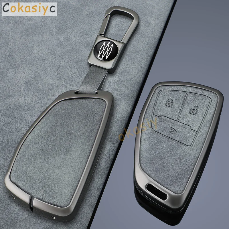 Funda de llave de coche de aleación de Zinc para GMC Yukon, Chevrolet Tahoe, suburbana para Buick ENVISION S Plus Avenir 2021 2022 2023, accesorios