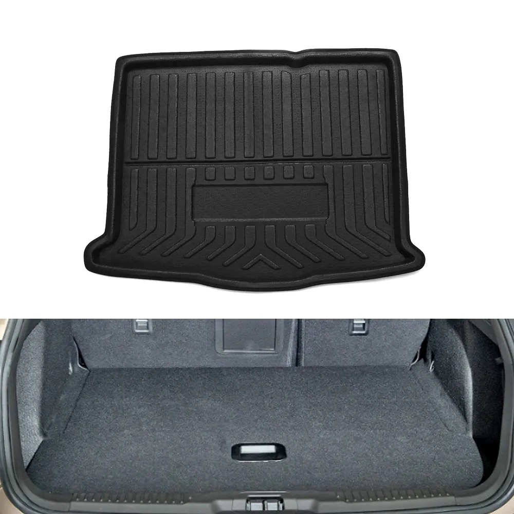 Car Special Rear Trunk Mat for Ford Focus 4 MK4 Active ST-Line Hatchback 2019~2023 Waterproof Rug Pad Space Cover Accessories