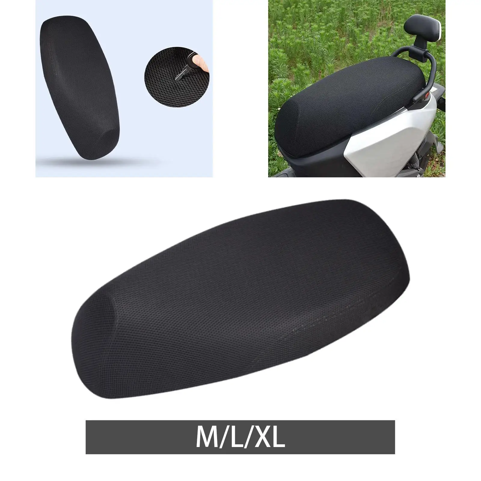 

Electric Bike Seat Cover, Thermal Insulation with Elastic Strap, Comfortable for