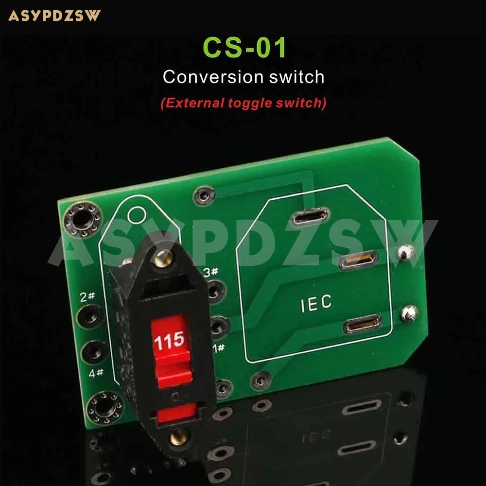 CS-01/CS-02 Conversion switch 6-PIN 10A power toggle switch baord For Audio DAC/Pramplifi/Power amplifier