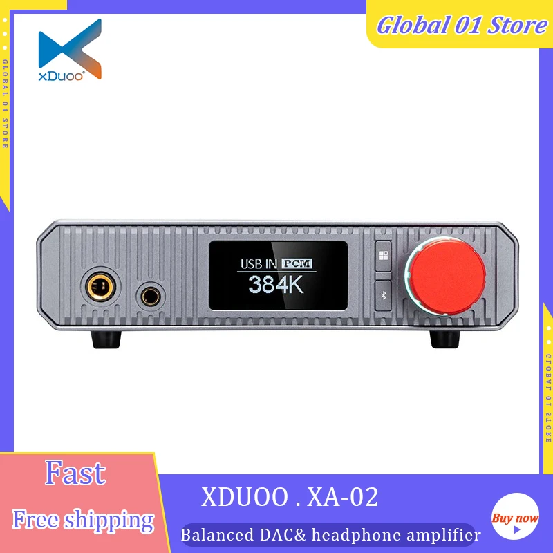 XDUOO XA-02 ES9039Q2M MQA Balanced DAC Headphone Amplifier DSD256 PCM32Bit 384kHz XA02 USB Decoder Bluetooth LDAC