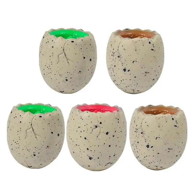 

5 Pcs Funny Stress Ball Squeeze Sensory Balls Dinosaur Egg For Stress Toy Special Needs Rebounding Toy