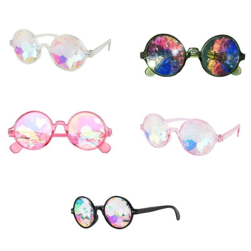 Glasses Festivals Goggle Rainbow Sunglass Sunglass Prism Refraction Glasses Adult Kids