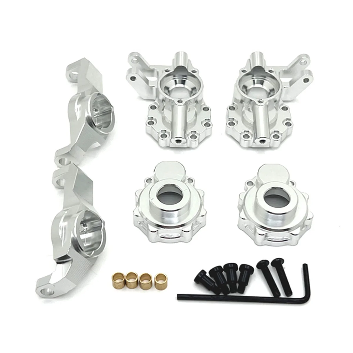 

A17I RC Car Upgrade Front Axle C Steering Cup Kit for 1/10 TRX4 HUANGBO 1/10 R1001 R1002 R1003 RC Car Upgrade Parts C
