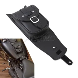 Motorcycle Detachable PU Leather Tank Chap Cover Panel Pad Bib Bra Bag FOR DYNA STREET BOB LOW RIDER S WIDE GLIDE 2010-2017 New