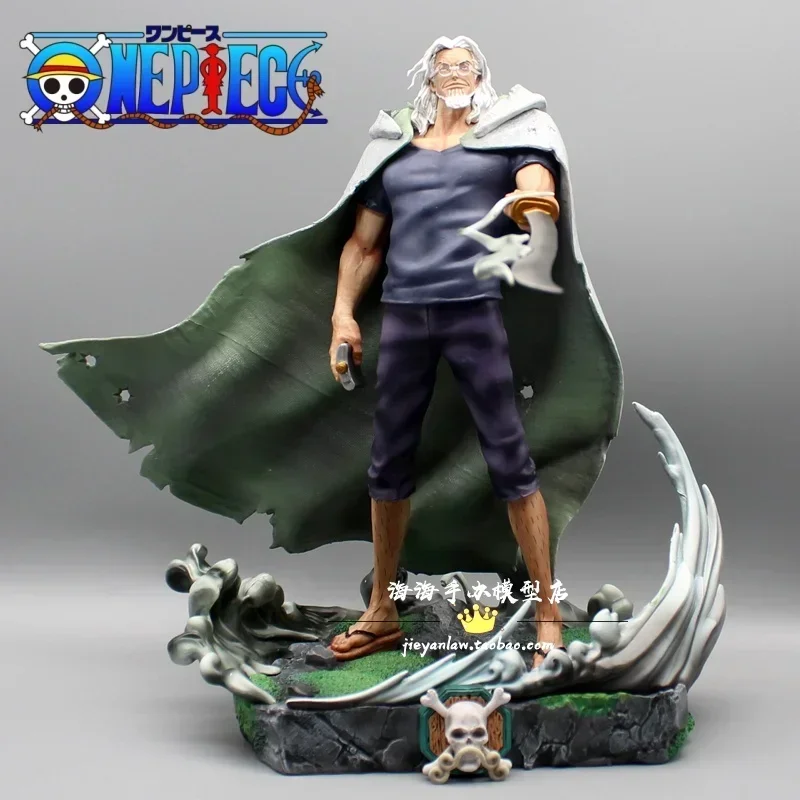 

31cm One Piece Anime Figure Silvers Rayleigh Gk Action Figure Dark King Figurine Pvc Statue Model Toy Collection Decoration Toys