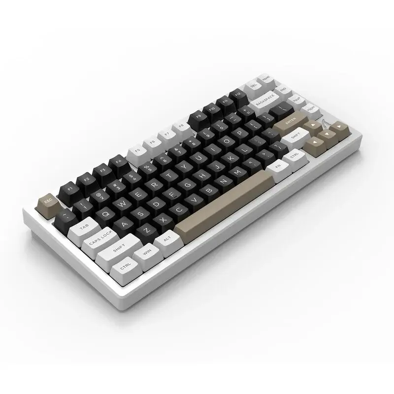 MAMBASNAKE x ATTACK SHARK X75 لوحة مفاتيح ألومنيوم كاملة 75% عبر لوحة المفاتيح الميكانيكية اللاسلكية