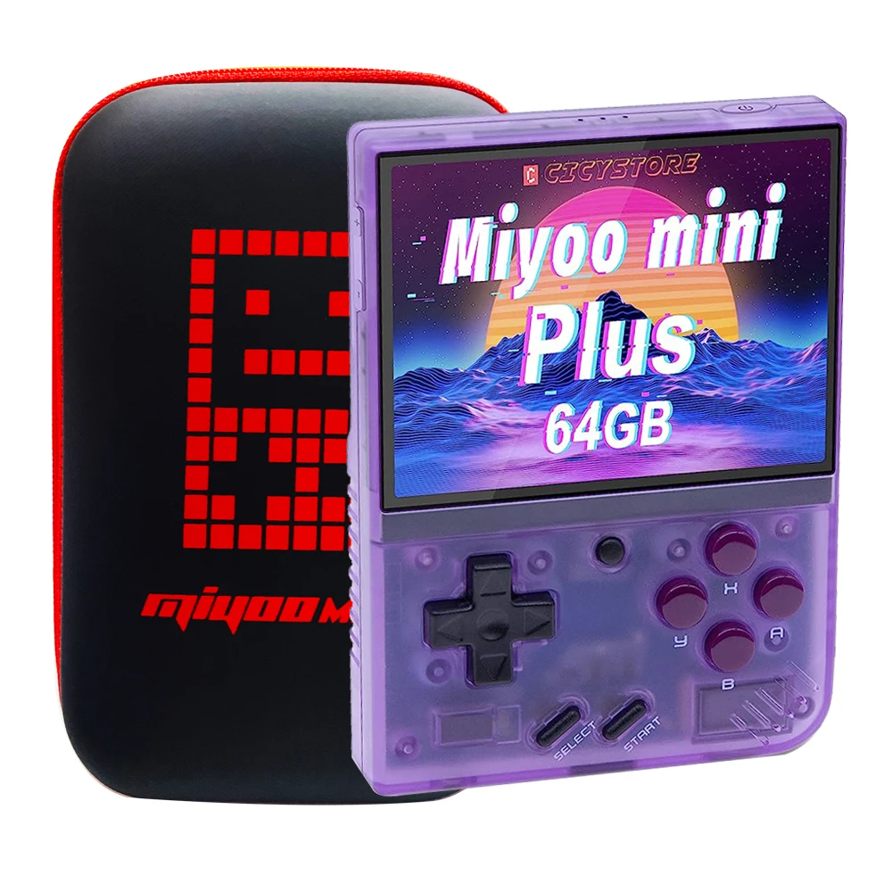 

BOYHOM MIYOO MINI PLUS портативная Ретро портативная игровая консоль Linux система Классический игровой эмулятор 3,5 дюймовый IPS HD экран