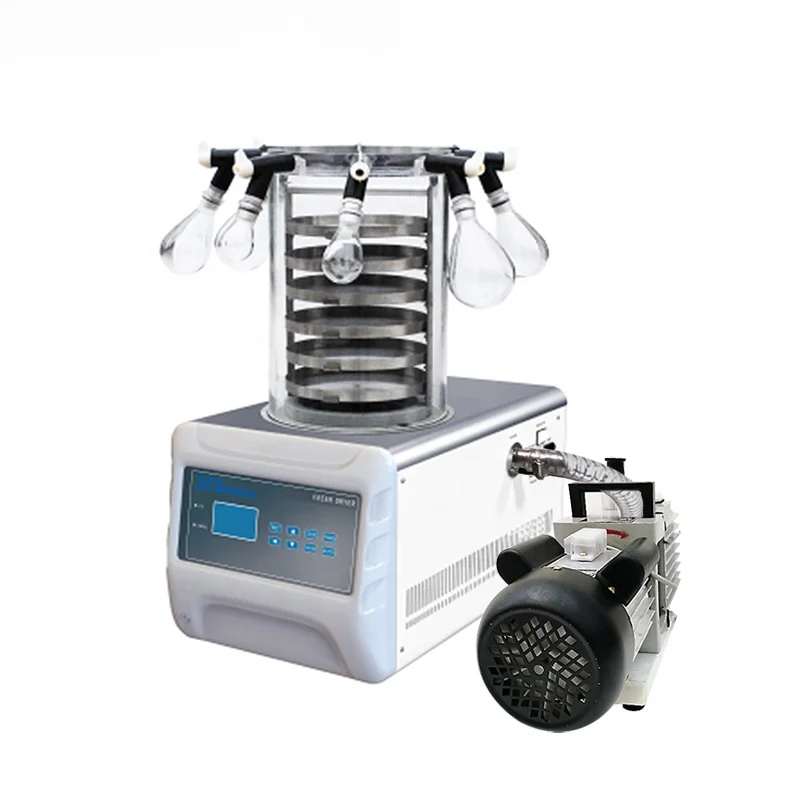 3Kg 50C Manifold Vacuum Laboratory Rotary Evaporator Freeze Dryer