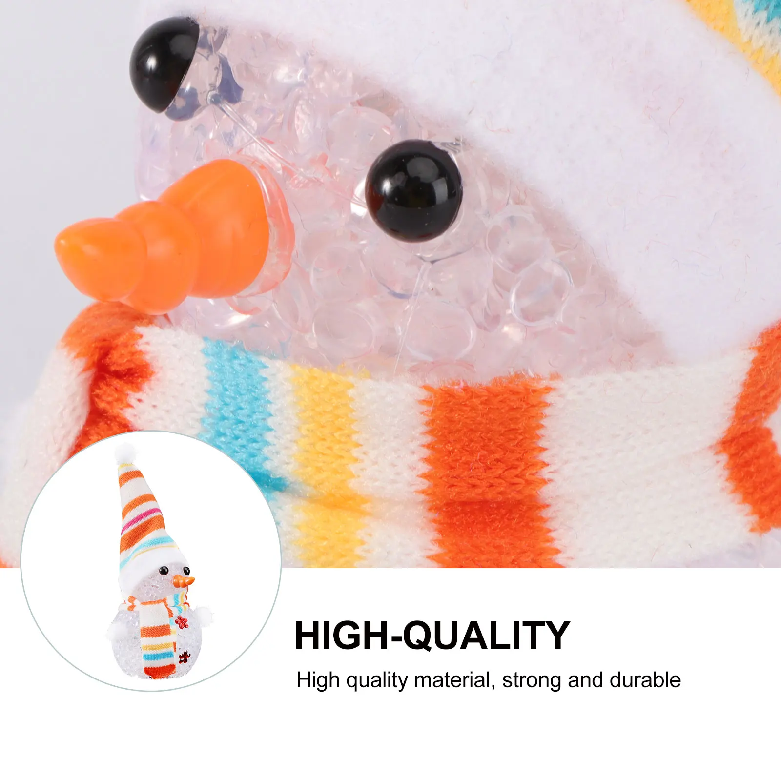 

3pcs Crystal Snowman Night Light Led Decorative Lamp Christmas Festival Xmas Style Light Snowman Shaped Lamp Durable Acrylic