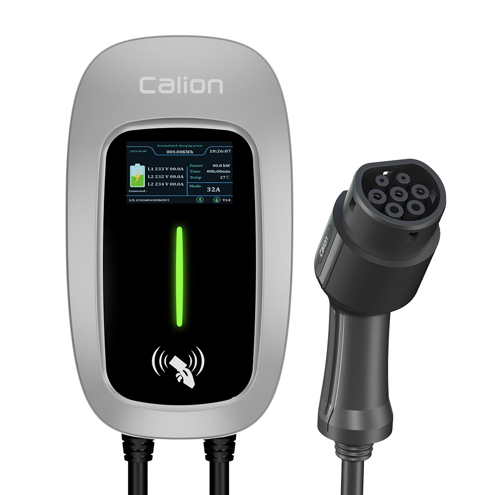 CALION EU Wallbox 7kw 22kw AC Fast Charging Station EV Wall Charger 32A Wall Mount EV Charger DLB OCPP 4G