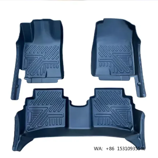 

All Seasons TPE Car Foot Mats Odorless Waterproof Anti Slip Easy Clean Auto Interior Accessories