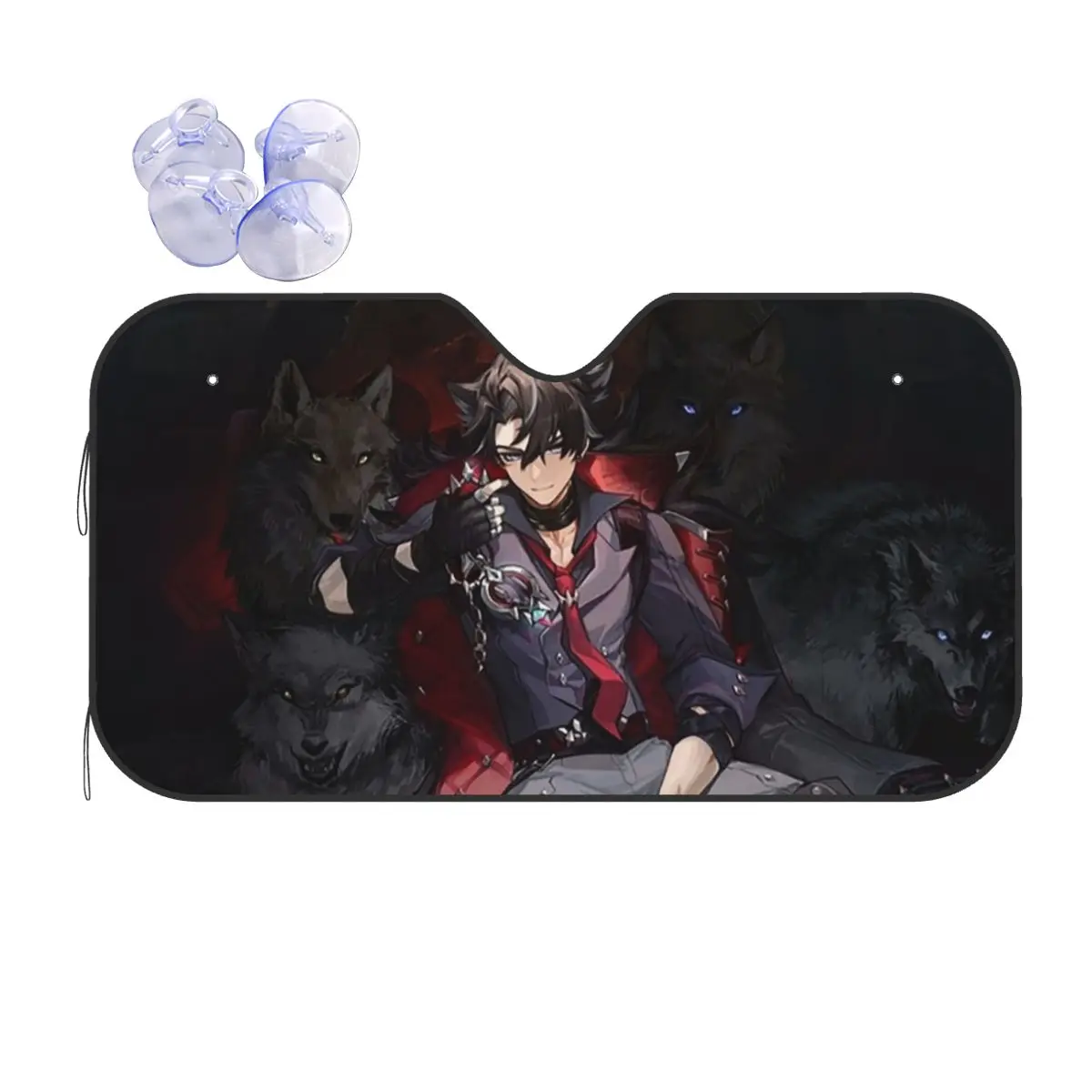 

Genshin Impact Wriothesley Risley солнцезащитный козырек на лобовое стекло автомобиля, солнцезащитный козырек, аксессуары, чехлы