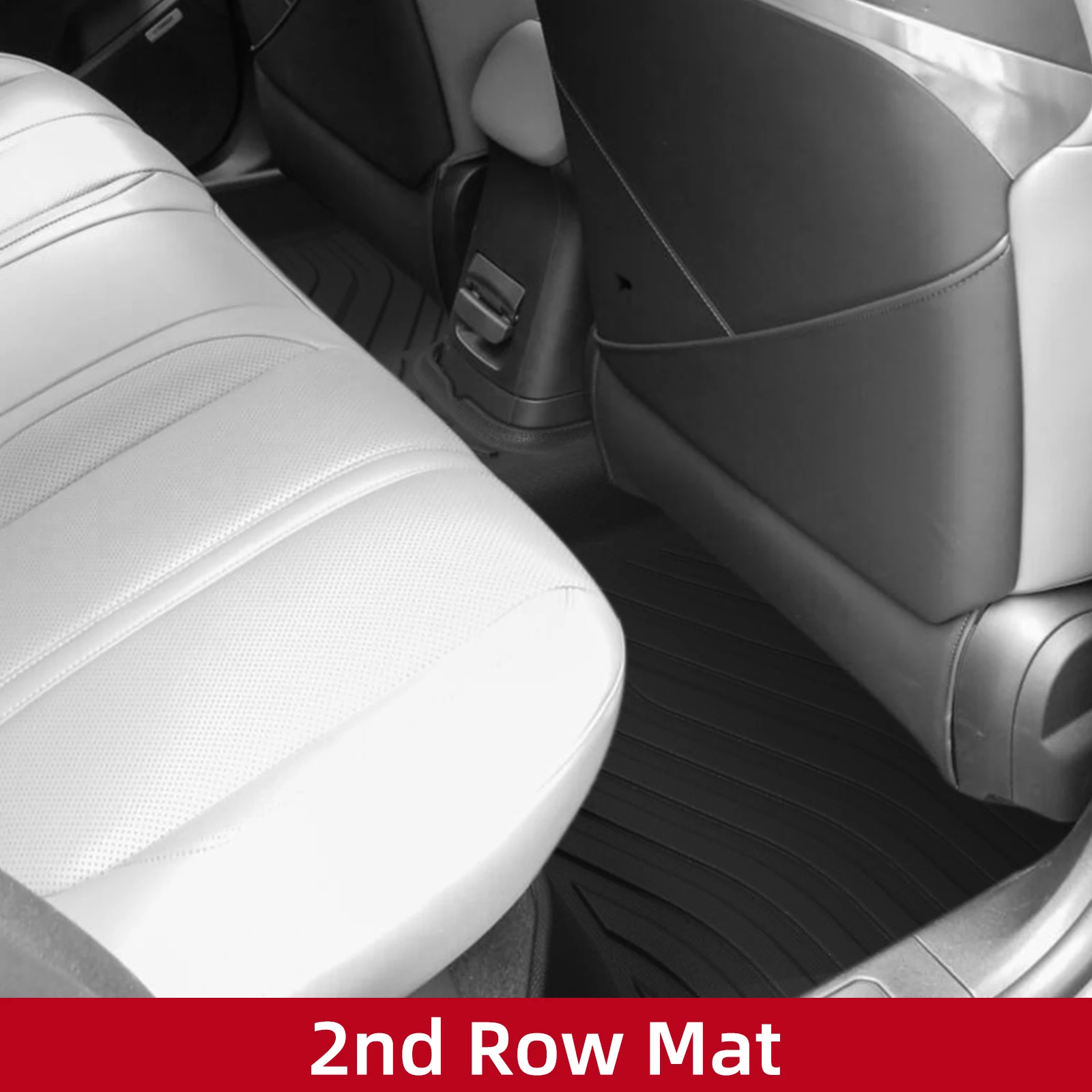 Smabee Left Drive for ZEEKR X 5Seats 2025 TPE Car All-Weather Floor Mats Cargo Liner Trunk Backrest Mat Interior Accessories