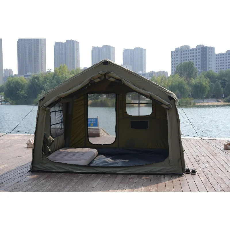 One-Bedroom Luxury Inflatable Glamping Air Tent Outdoor Tent House for Backpackers