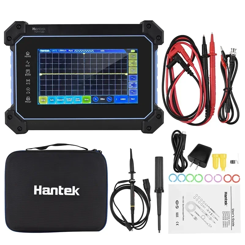 2025 Hantek Full Touch Screen Oscilloscope TO1112D 2 Channel 110MHz Bandwidth Similar