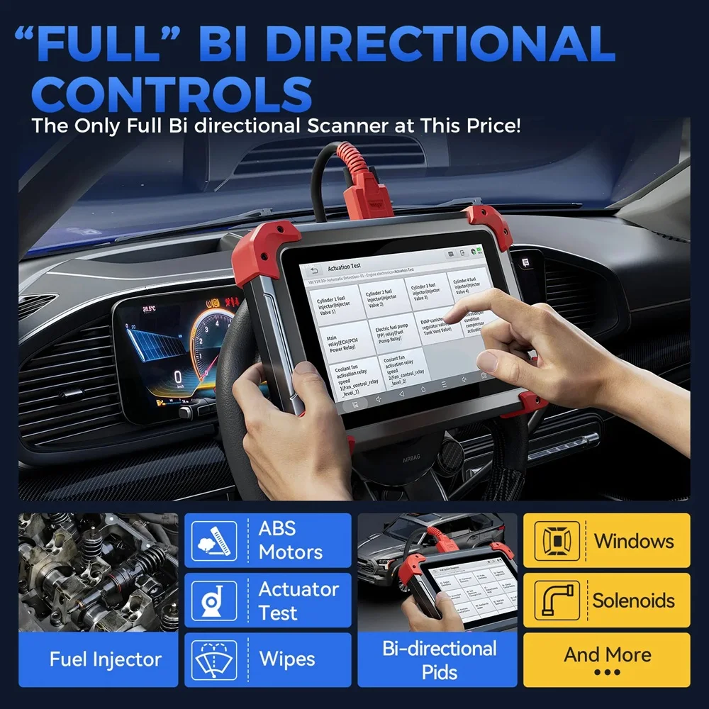 2026 New XTOOL D7X OBD2 Automotive Full System Scanner Car Diagonising Scan Machine Key Programer with 39+ Reset 3years Update