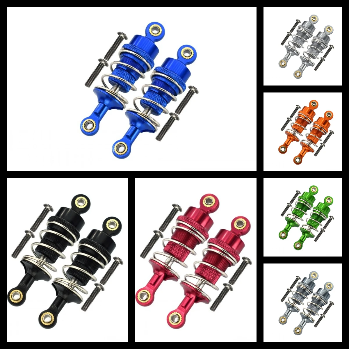 

GPM ALLOY FRONT/REAR ADJUSTABLE ALLOY BALL TOP 53MM DAMPER TAMIYA-TT02