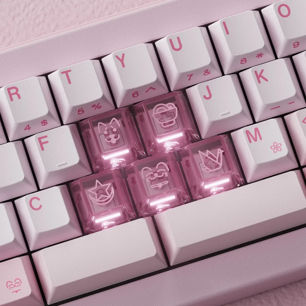 HMX 80Retros Blush Charm Schal – Korean Desk Setup Bewertung und Preis