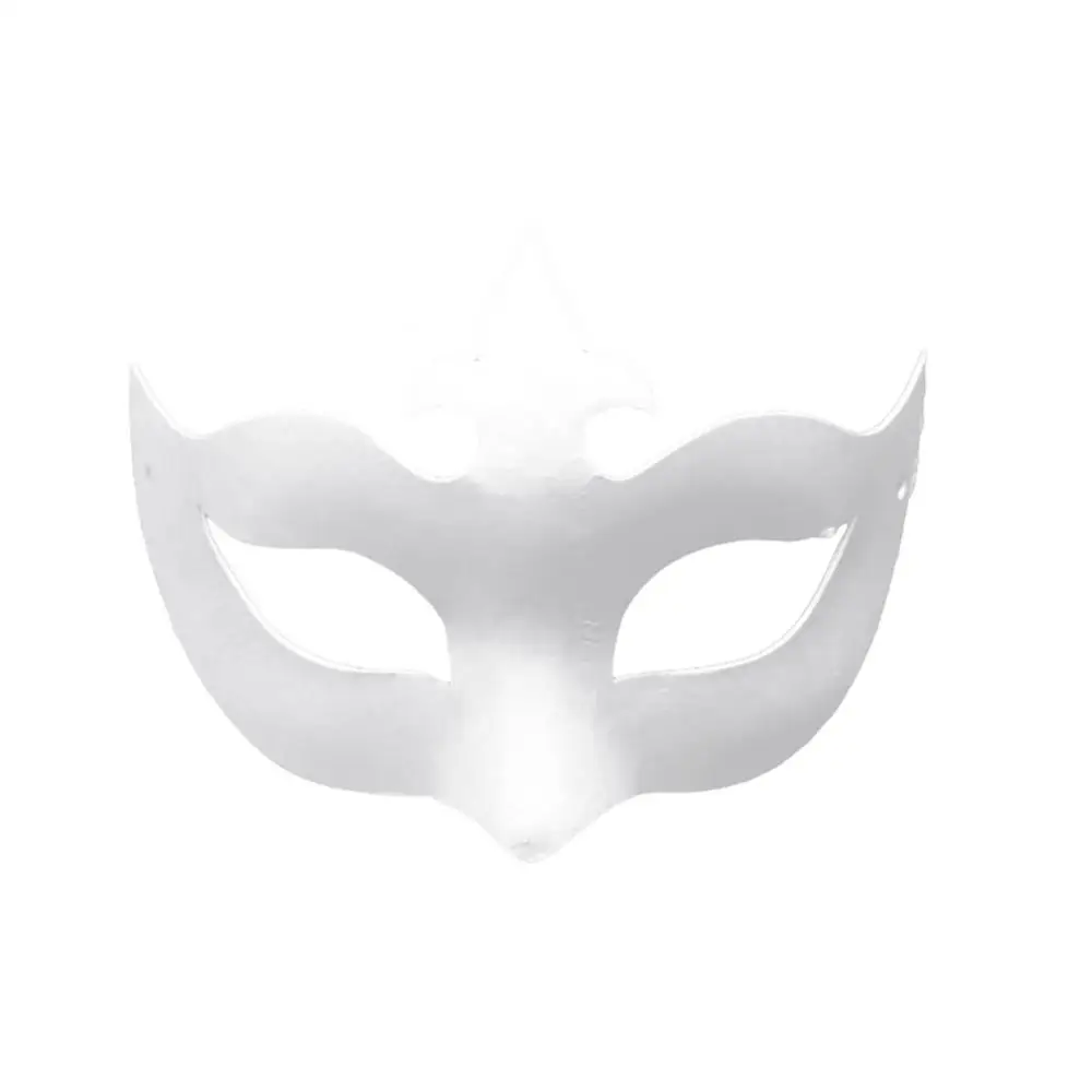 Blank Painting Masquerade Cosplay Pulp Mask Kindergarten DIY Supplies For Couple Venetian Costume Carnival Prom Party Halloween