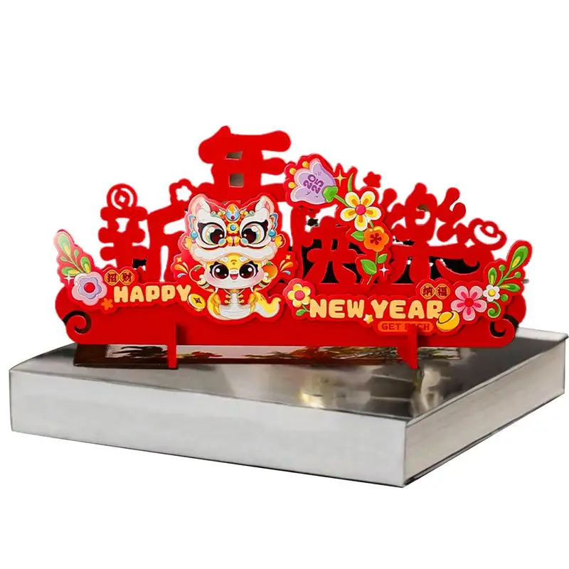 Decoraciones del año del serpiente 2025, adornos de mesa del año chino de serpiente, adornos de decoración del Año Nuevo para el hogar, sala de estar y comedor